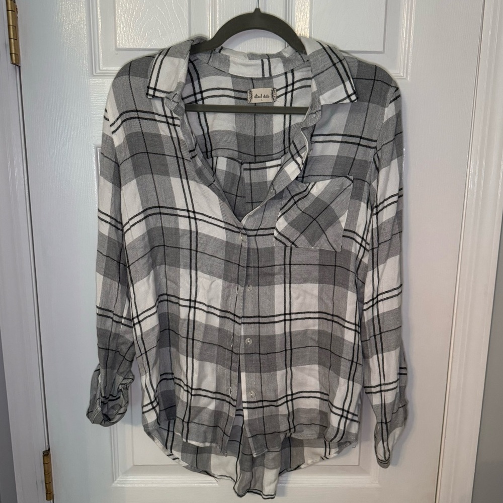 Altar’d State Flannel Button Down Shirt